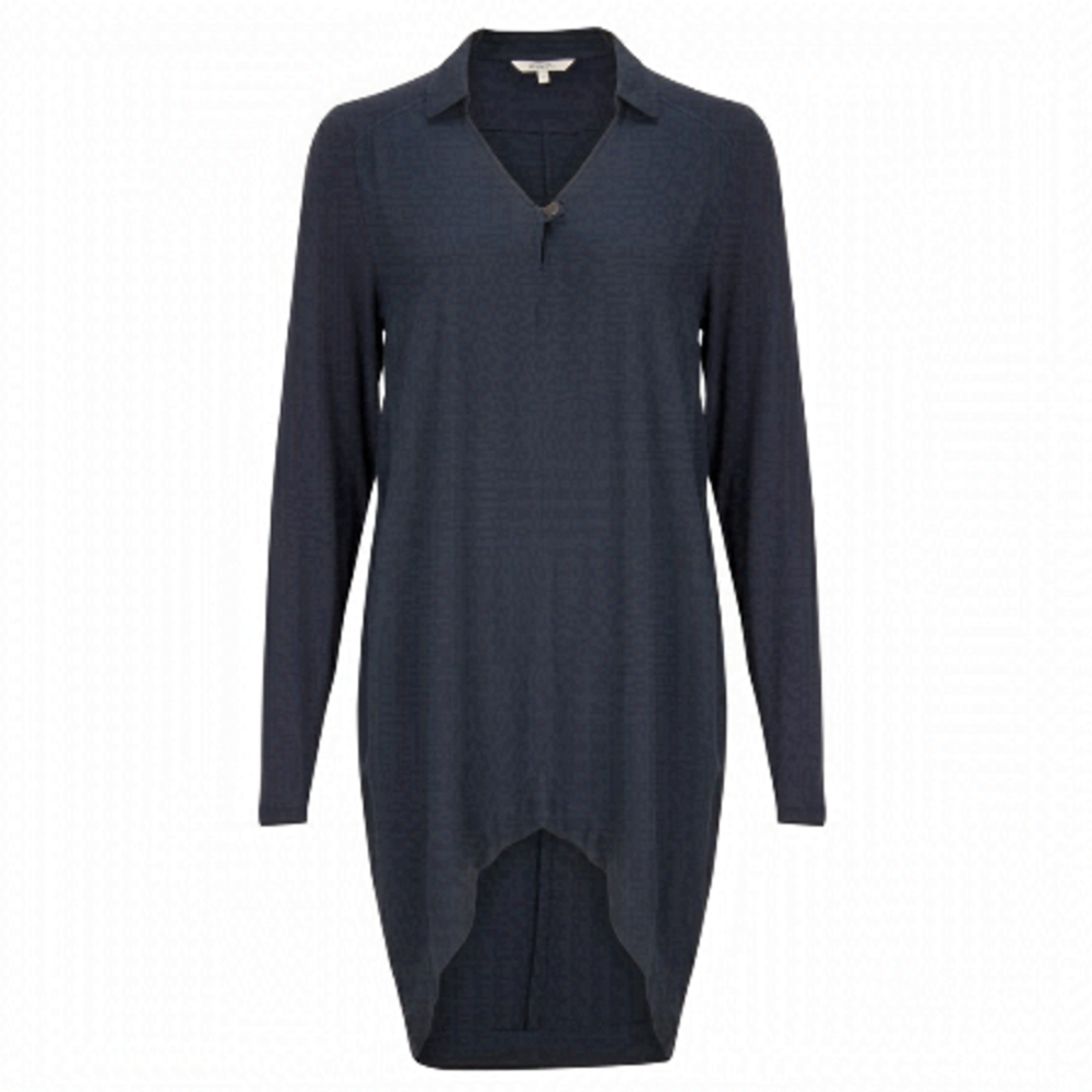 Sandwich Clothing Fine Twill Tunic • Dark Navy Saphire Blue • EU 34 XS